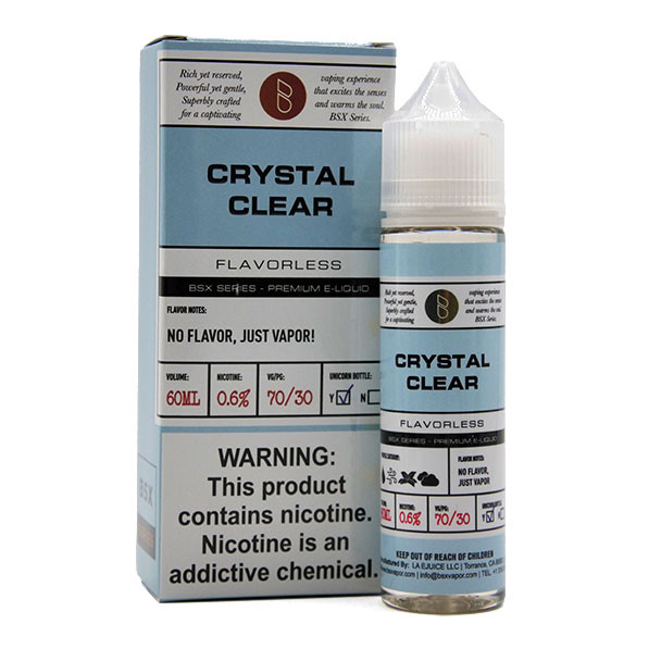 Clear – 6mg – Glas BSX – 60mL