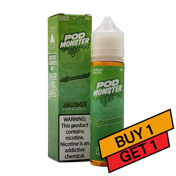 Spearmint - 20mg - Pod Monster Salt - 60mL Buy 1 Get 1