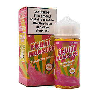 Strawberry Banana - 3mg - Fruit Monster - 100mL