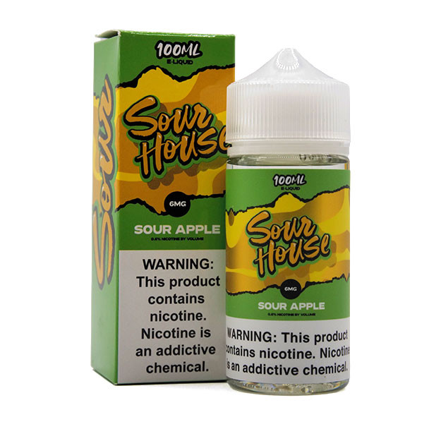 Sour Apple - 6mg - Sour House - 100mL
