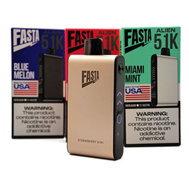 Fasta Alien 51K 51000 Puffs Disposable  **TX COMP**