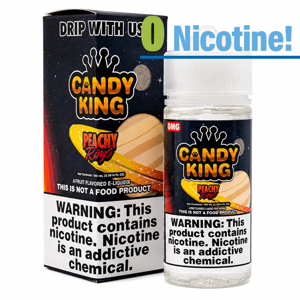 Peachy Rings - Candy King - 100mL - 0mg