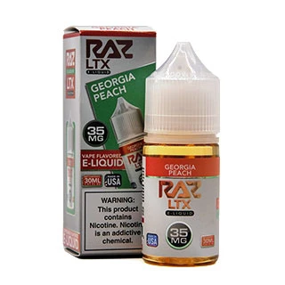 Georgia Peach - 35mg - Pod Juice x Raz LTX - 30mL