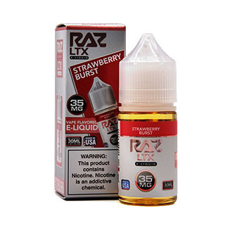 Strawberry Burst - 35mg - Pod Juice x Raz LTX - 30mL