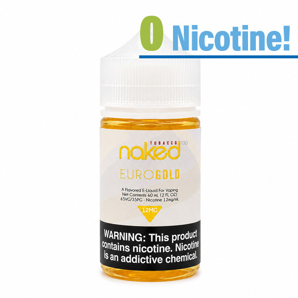 Euro Gold -3mg - Naked 100 Tobacco - 60mL