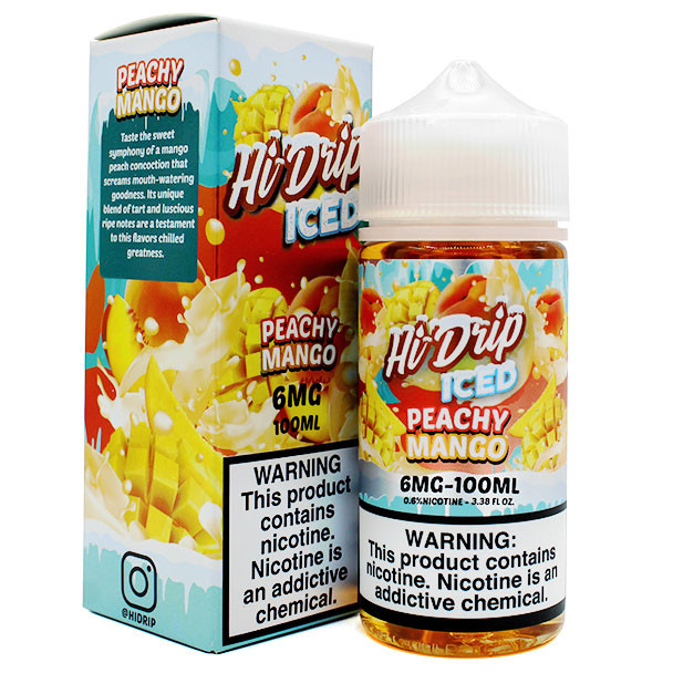 ICED Peachy Mango - 6mg - Hi-Drip - 100mL