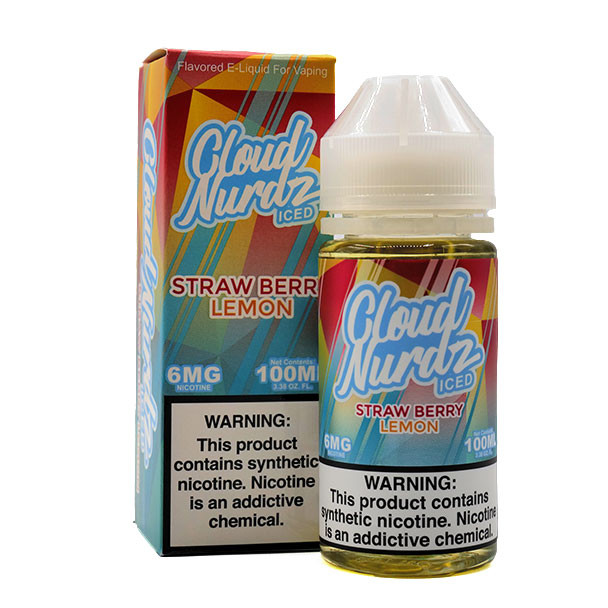 Iced Strawberry Lemon  - 6mg - Cloud Nurdz - 100mL