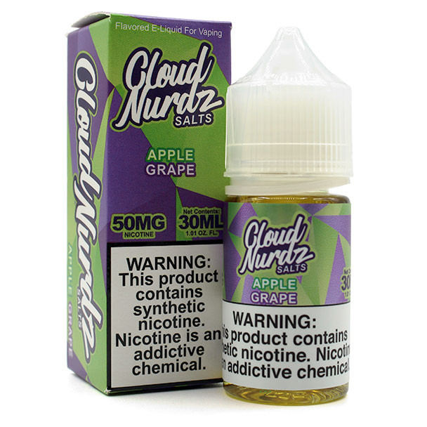 Grape Apple- 50mg - Cloud Nurdz Salts - 30mL