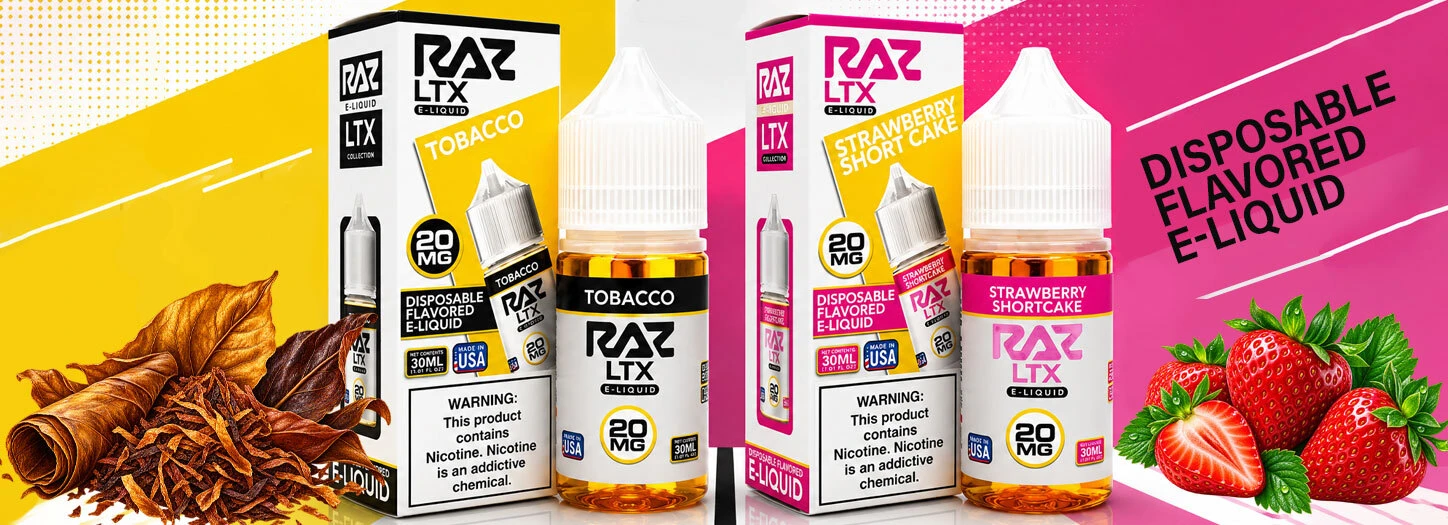 1 Stop Vapor - Pod Juice Raz LTX Salts 