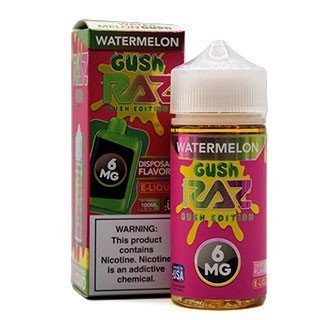 Watermelon Gush - 3mg - Pod Juice X RAZ - 100mL | $11.99