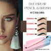 Precision Duo Brow Pencil & Brush | 4 Colors