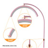 Pink Pro Beauty LED Floor Lamp + Phone Clip | PremierLash