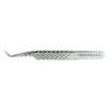 Fiber Tip 45º Lash Tweezers 9mm Tip with Diamond Grip | 4.7" (12cm)