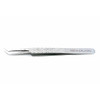 Fiber Tip 45º Lash Tweezers 9mm Tip with Diamond Grip | 4.7" (12cm)