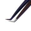 Fiber Tip Plasma 45º Lash Tweezers 9mm Tip | 4.7" (12cm)