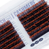 Copper glitter cashmere lash extension combination tray