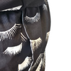 Wrinkle free and bleach resistant fabric of lash print scrubs set