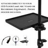 Universal Plastic Tray Mount with Phone Holder | 10.6 X 8 Inch