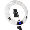 18 Inch Bi-Color LED Ring Light with Stand, Remote & Phone Clip | LED Screen