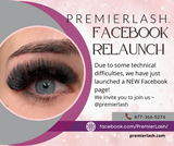 NEW! PremierLash Facebook Re-Launch