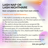 Lash Nap or Lash Nightmare.....