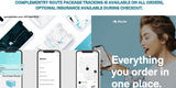 Route Package Tracking is available on all orders 