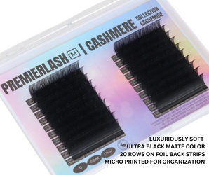 NEW CASHMERE LASHES | 20 Rows of Luxuriously Soft & Ultra Black Matte Lashes