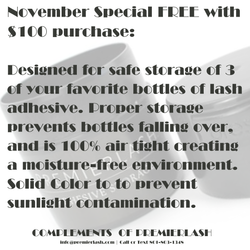 Free with $100 purchase, give your adhesive the love it deserves!