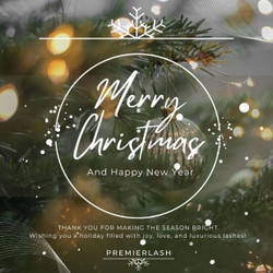 Wishing you a holiday filled with joy, love and luxurious lashes! 