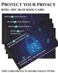 RFID Card | “I have a new credit card—my last one was compromised.”  