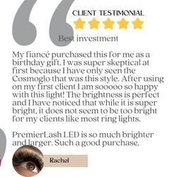 Another "Glowing "Review on the PremierLash LED Beauty Lamp!