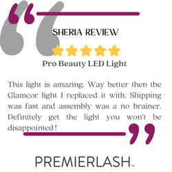 What an amazing Review on the PremierLash LED Beauty Lamp + Phone Clip!