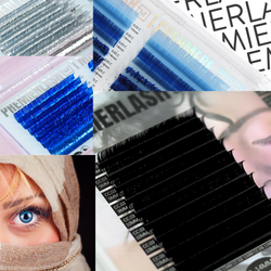 That is right... blue-eyed beauties we are coming after you!  Blue lashes have arrived.