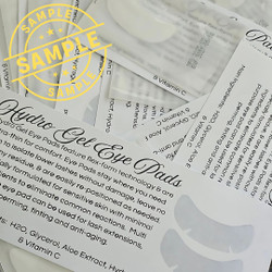 Sample Hydro Gel  Eye Pads with purchase 