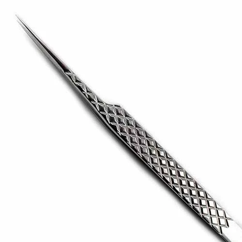 Curved Lash Tweezers with Diamond Grip | 5.5" (14cm)