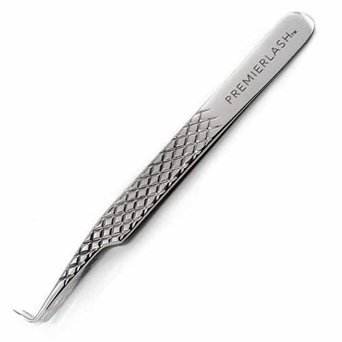 90º Lash Tweezers 9mm Tip with Diamond Grip | 4.7" (12cm)
