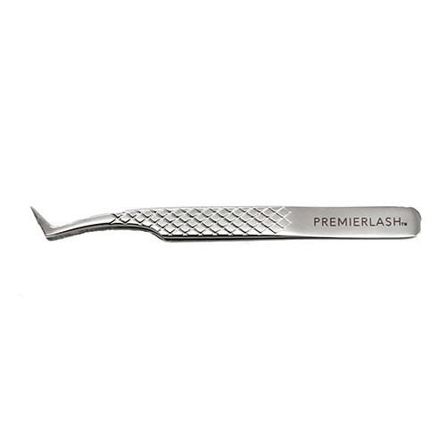 Slim L Lash Tweezers with Diamond Grip | 4.7" (12cm)