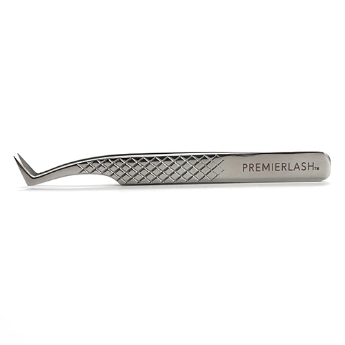 Slim L Lash Tweezers with Diamond Grip | 4.7" (12cm)