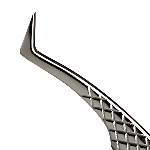 Slim L Lash Tweezers with Diamond Grip | 4.7" (12cm)