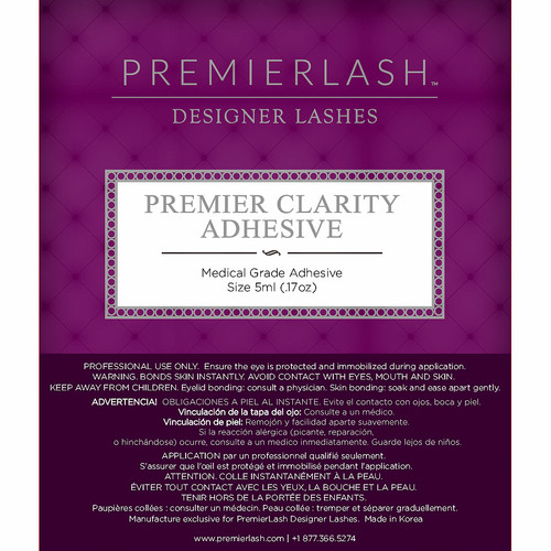 Clarity 1-2 Sec | Volume & Mega Volume Medical Grade Lash Adhesive, 5 & 10ml