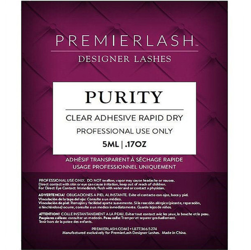 Purity Clear 0.5-1 Sec | Rapid Dry Volume & Mega Volume Lash Adhesive, 5 & 10 ml Purity Clear 0.5-1 Sec | Rapid Dry Volume & Mega Volume Lash Adhesive, 5 & 10 ml