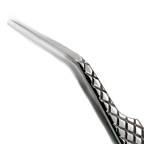 Isolation Lash Tweezers with Diamond Grip | 5.5" (14cm)
