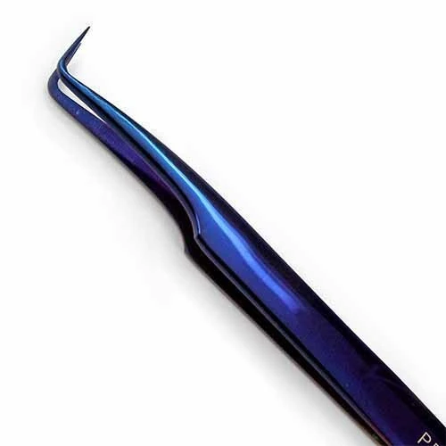 Fiber Tip Plasma 90º Lash Tweezers 9mm Tip | 5.5" (14cm)