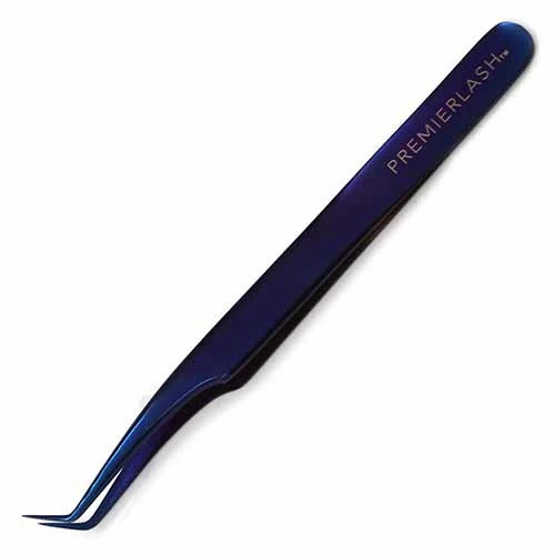 Fiber Tip Plasma 45º Lash Tweezers 9mm Tip | 4.7" (12cm)
