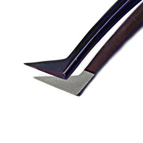 Fiber Tip Plasma Slim L Lash Tweezers | 5.5" (14cm)