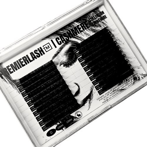 Cashmere D .03 Curl lash extensions, single length 20-row tray Cashmere D .03 Curl lash extensions, single length 20-row tray