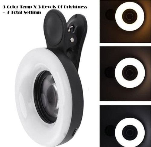 Macro Pro HD 15X Zoom Lens & LED Ring Light