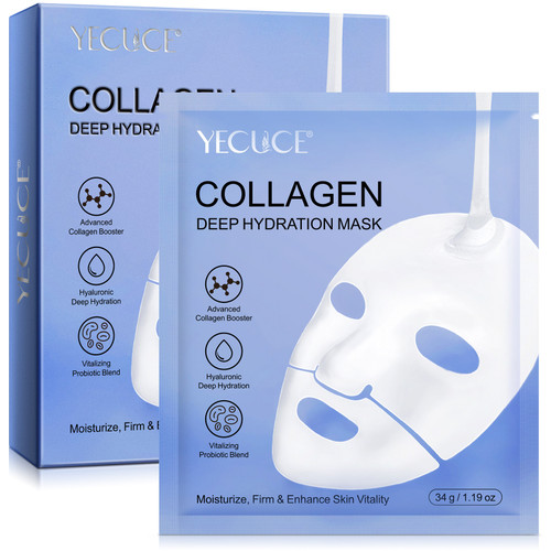 Clinical Deep Hydration Bio Collagen Face Masks, Anti Wrinkle, Lifting & Firming | 6 Masks Clinical Deep Hydration Bio Collagen Face Masks, Anti Wrinkle, Lifting & Firming | 6 Masks