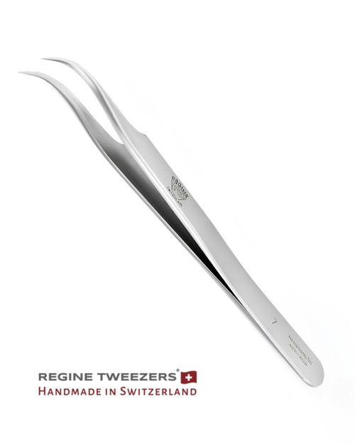 Regine #7 Hooked Precision Cosmetic Tweezer