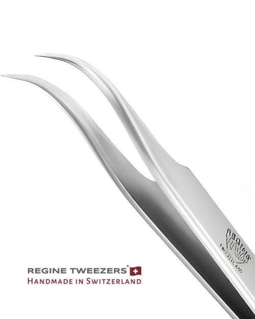 Regine #7 Hooked Precision Cosmetic Tweezer